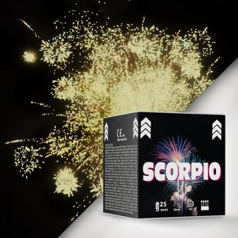 Πακέτο εναέριων πυροτεχνημάτων Scorpio 25 βολών