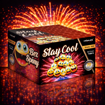 Πακέτο εναέριων πυροτεχνημάτων Bez Spiny 100 βολών