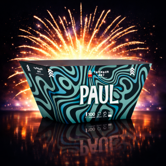 Πακέτο εναέριων πυροτεχνημάτων Paul 100 βολές