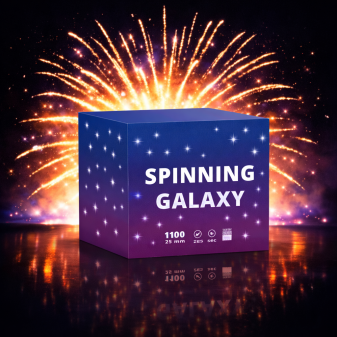 Πακέτο εναέριων πυροτεχνημάτων Spinning Galaxy 100 βολών