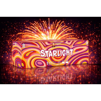 Πακέτο εναέριων πυροτεχνημάτων Starlight 116 βολών