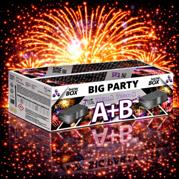 Πακέτο εναέριων πυροτεχνημάτων Big Party 259 βολές